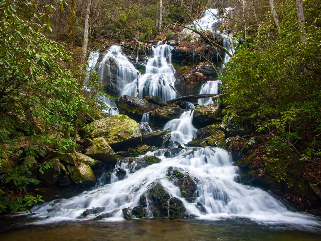 Catawba Falls Trail Map Catawba Falls Hiking Beautiful Waterfall Near Old Fort Nc