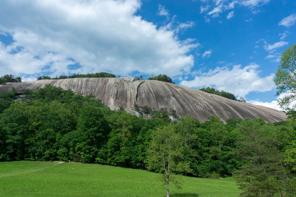 Hiking in Stone Mountain State Park