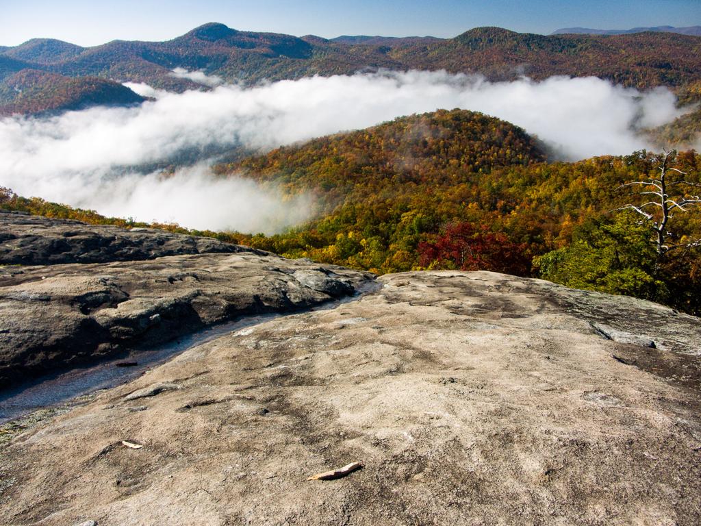 View from Looking Glass Rock