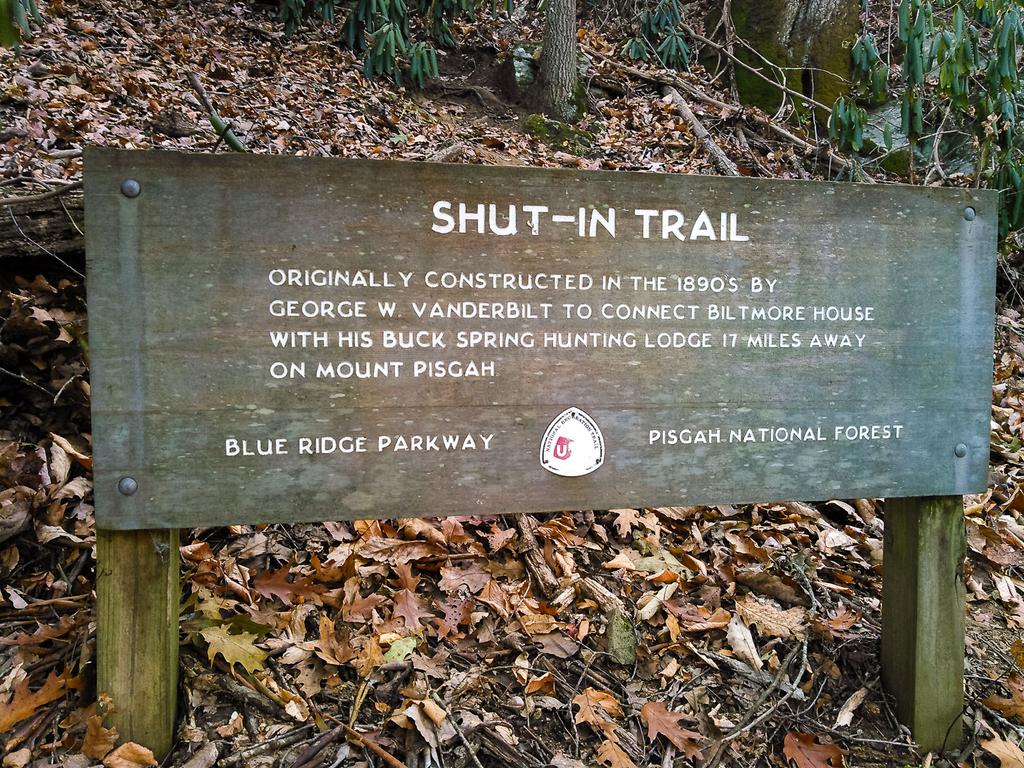 Shut-In Trail Sign