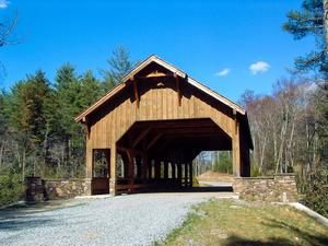 Covered Bridge over High Falls