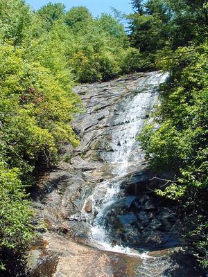 Waterfall along Flat Laurel Creek Trail