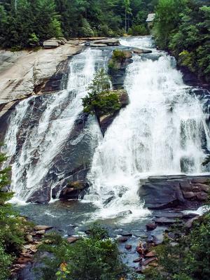 High Falls in summer