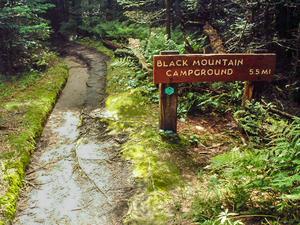 Black Mountain Campground Sign