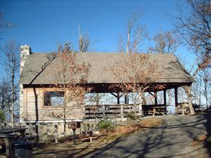 Picnic Shelter and Start of Hike