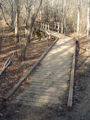 Bridge to Deer Lake Lodge Site