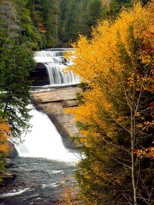 Triple Falls in Fall Color