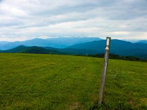 Appalachian Trail on Max Patch Summit