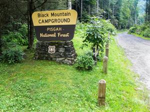 Black Mountain Campground Sign