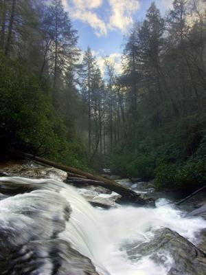 Cascades below Secret Falls