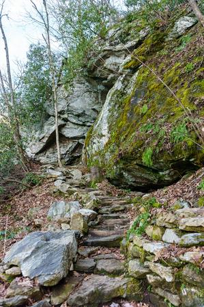 High Falls Trail Below Bluffs