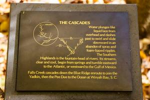 Cascades Trail Interpretive Sign