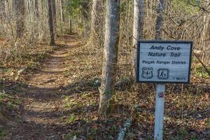 Andy Cove Nature Trail Sign