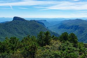 View of the Southern Linville Gorge from Hawksbill