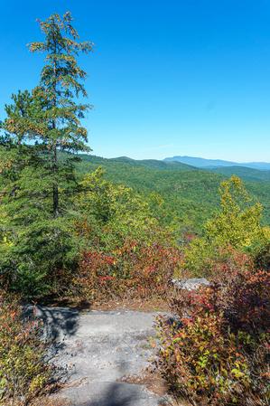 View from Hawksbill Trail in Early Autumn