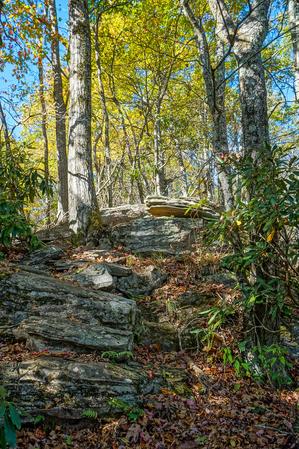 West Ridge Trail Rocks