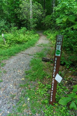 Start of the Setrock Creek Trail