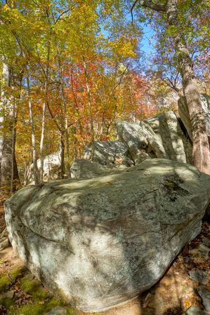 Stack of Boulders on the Rumbling Bald Trail