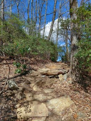 Steep Rocky Section of the Buckwheat Knob Trail