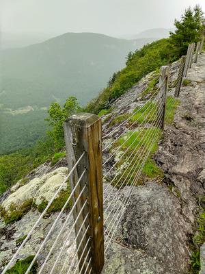 Cable Railing on the Whiteside Mountain Trail