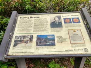 Educational Signs on the Whiteside Mountain Trail