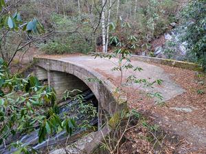 Concrete Bridge over Wildcat Falls